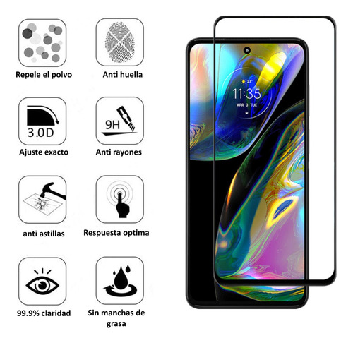 Mica De Cristal Templado Para Motorola G14 Kit 2pz