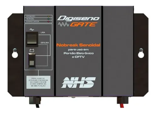 comprar Nobreak Para Portão 3u002F4 Hp Nhs Digiseno Gate 1250va 1600w Cor Preto
