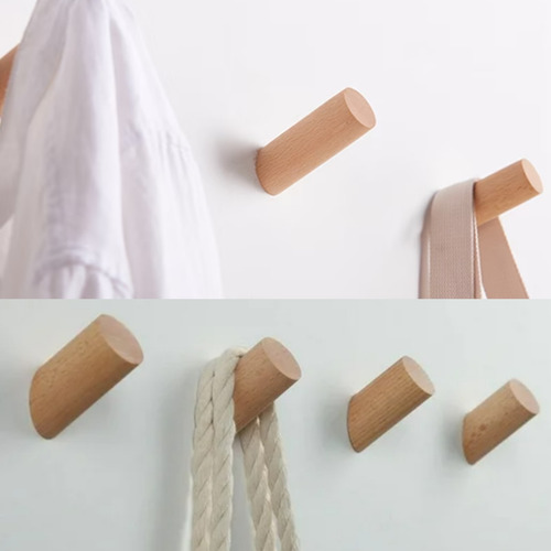 Perchero 6 Perchas Bambu Bamboo Diseño Pared Moderno