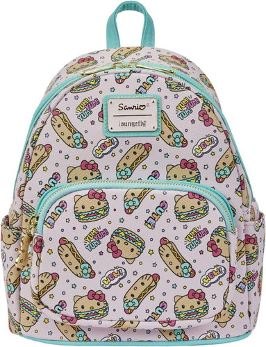 Loungefly Disney Mini Mochila X Sanrio Hello Kitty Hamburguesas 