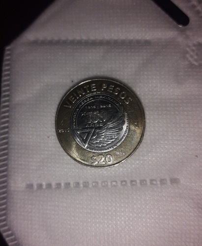 Moneda 20 Pesos Fuerza Aérea Mexicana 