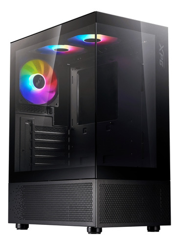Gabinete Gamer Xpg Invader X Mini Argb Atx C/templado Negro