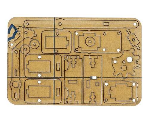 Kit Estructura Brazo Robótico 4 G (sin Motores Sg90) Arduino