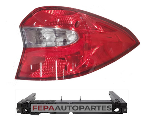 Mica Faro Giro Trasero Ford Ka Kinetic 16/18 4 Puertas Fume