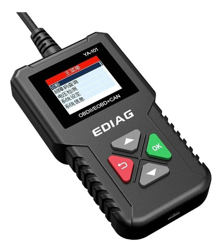 Imagem 3 de 4 de Scanner Automotivo Em Português Obd2 Ediag Modelo Ya101 Novo