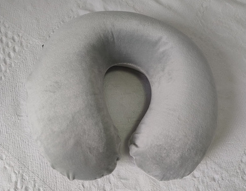 Travesseiro De Pescoço Nasa Em Viscoelástico Branco