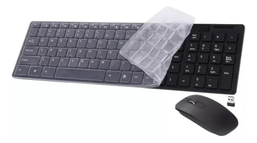 Teclado Y Mouse Inalambrico Adaptador Usb