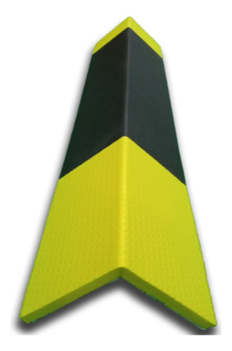 Proteção P/ Coluna Pilastra Estacionamento C/ Adesivo 16 Un Cor Preto E Amarelo