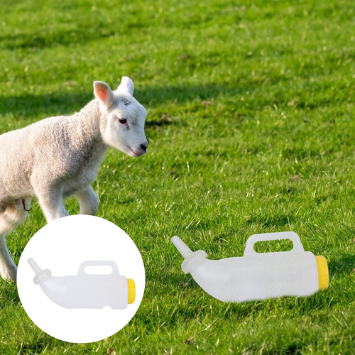 Alimentador De Leche De Cabra Para Bebés, Biberón Grueso Par