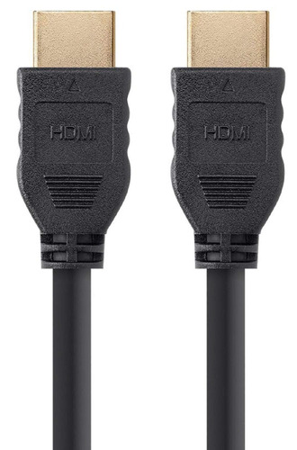 Cable Hdmi De Alta Velocidad Monoprice - 10 Pies - Negro | Sin Logotipo, 4k @ 60hz, Hdr, 18gbps, Yuv 4: 4: 4, 30awg, Cl2