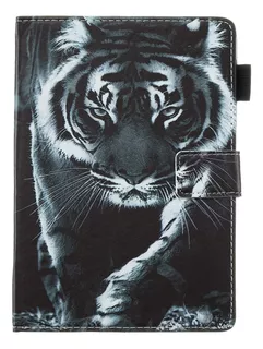 Tigre Blanco Y Negro Para Amazon Kindle Fire Hd 8 (2020) De