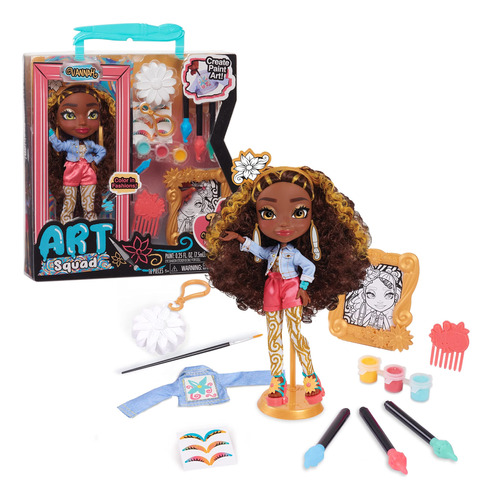 Art Squad Just Play - Muñeca Y Accesorios Vannah De 10 Pul.