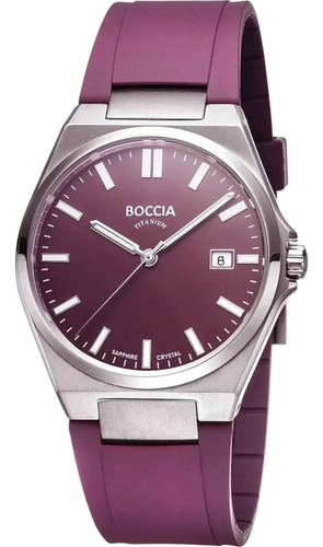Reloj Boccia Titanium 3667-03 Men´s-morado Purpura Morado Purpura