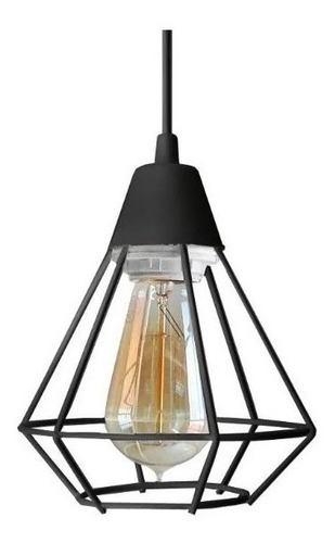 Lámpara led de techo Ferrolux C-1003 color negro texturado 220V