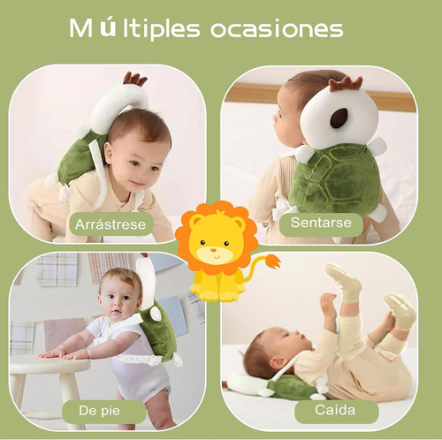 Mochila Protectora De Cabeza Para Bebe, Almohadillas Para Or