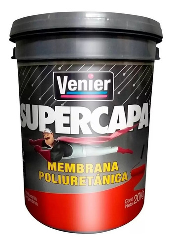 Supercapa Membrana Pasta Poliuretanica Venier X 10kg Colores