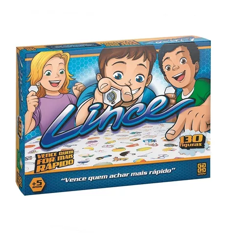 Jogo Super Lince + 260 Figuras - Grow - Jogos de Tabuleiro - Magazine Luiza