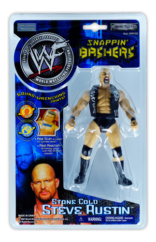 Wwf Snappin' Bashers Stone Cold Steve Austin 2002 Edition