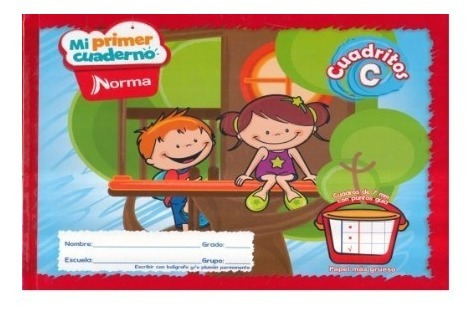 Mi Primer Cuaderno Norma Cuadritos C 72 Hojas Paquete 11 Pz