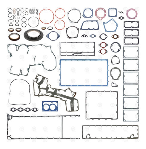 Juego De Empaques Inferior Cummins Kta19  Intersate Macbee