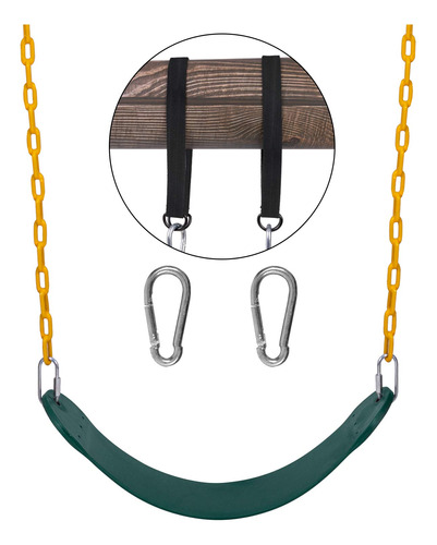 Sunnyglade Swings Seats Heavy Duty With 66  Chain,playground