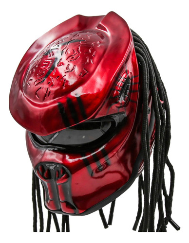 Casco Moto Depredador Laser Chopper Helmets Certificado Dot 