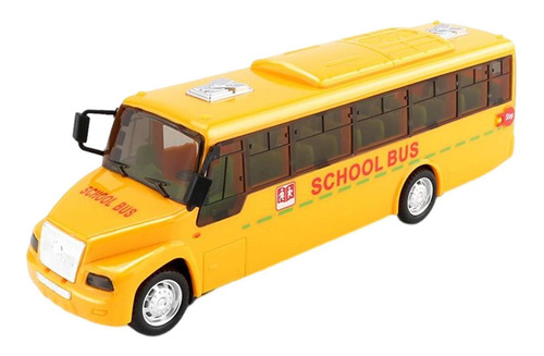 Autobús Escolar Amarillo, Puerta Trasera, 19cmx4.5cmx6cm