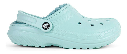 Crocs Classic Lined Clog Celeste Mujer