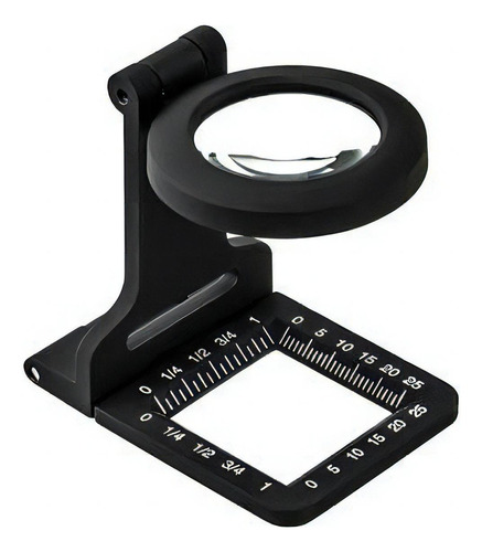 Lupa Cuentahilos Metalica 5x De 30mm Carson