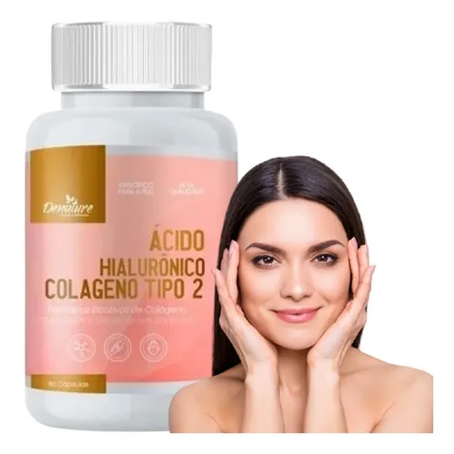 comprar Colageno Tipo 2 Con Ácido Hialurónico + Vitamina C - 100 Cap