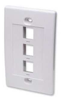 Roseta Tapa Interna X3 Jack Blanca - Intellinet