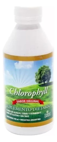 Original Green- Clorofila Sabor Original Chlorophyll 250ml