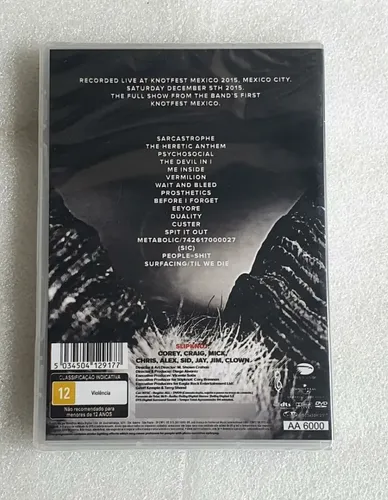 Slipknot - Day Of The Gusano Live In Mexico [ Dvd ] Lacrado