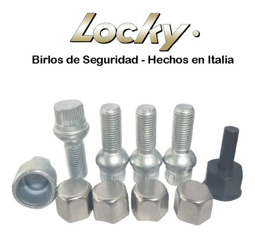Imagen 2 de 10 de Birlos De Seguridad Originales Audi/ Seat/volkswagen/mg