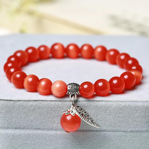 4 Pulsera De Piedra Con Cuentas De Cristal 4 Piezas