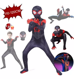 Disfraz De Spiderman Heroes Miles Hombre Araña Niños Ropa
