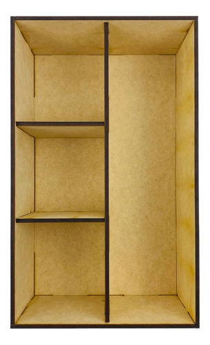 Imagen 5 de 10 de Porta Botellas Vino Caja Madera Mdf Divisiones Regalo Fiesta