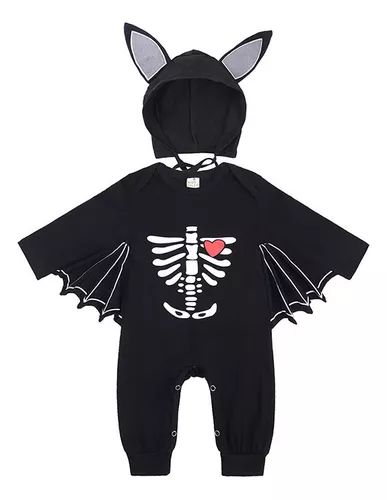 TMOYJPX Halloween Disfraz Bebe 3-24 meses Otoño Murciélago