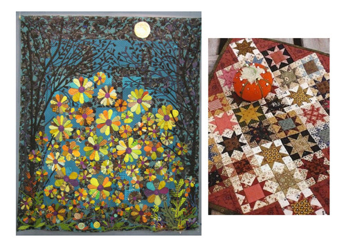 10 Piezas De Tela De Otoño, Patrón De Girasol, Material
