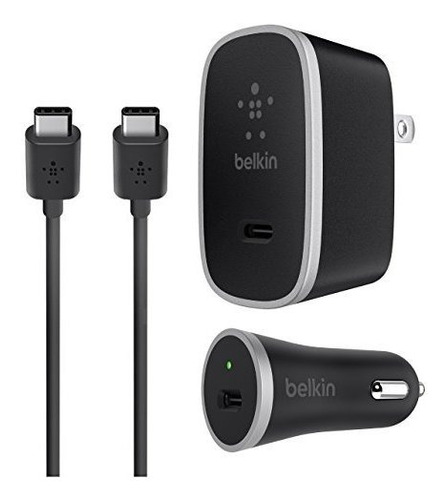 Kit De Chrg Muro/car, Usb-c, 15 W, W/5 Pulgadas, Blk