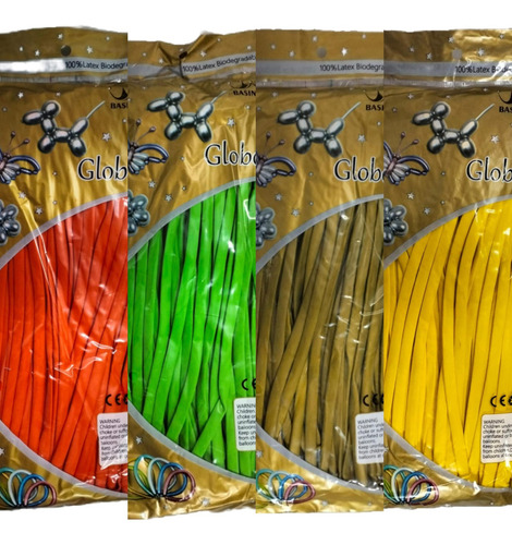 600 Globo Salchicha, Zeppelin Largos #270 Colores