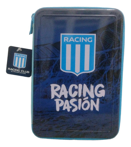 Cartuchera 2 Pisos Racing Club Lic Orig Mooving  Armonyshop