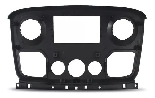 Imagem 4 de 6 de Moldura Fiamon 2din Renault Master 2013 2022 Preta 4091