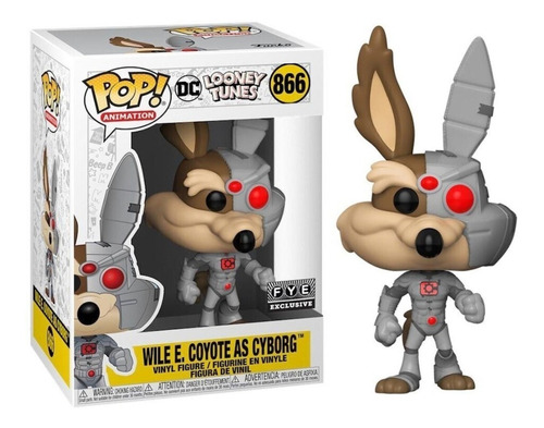 Funko Pop Wile E. Coyote As Cyborg Dc Looney Tunes 866
