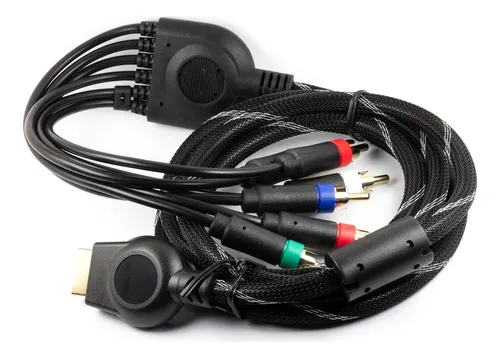 Jujinglobal 6ft Rgbs Av Cable Para Ps1 Ps2 Ps3, Rgb + Sync