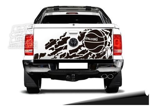 Calco Vw Amarok Basquet Decoracion Porton