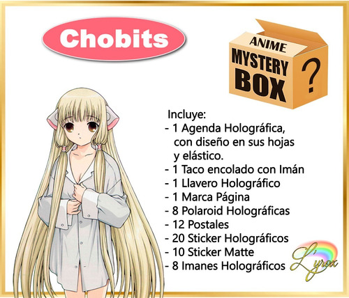 Chobits Mystery Box Caja Misteriosa Anime Manga