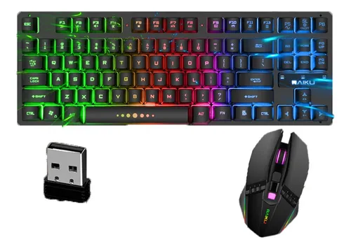 Teclado y ratón gaming game sale