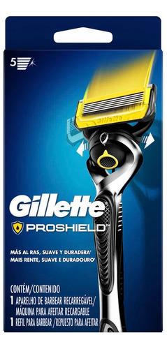 Maquina De Afeitar Gillette Proshield + 1 Cartucho