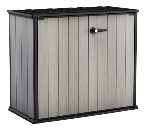 Cobertizo Almacenamiento Resina Exterior 1.4 X 0.8 M Gris